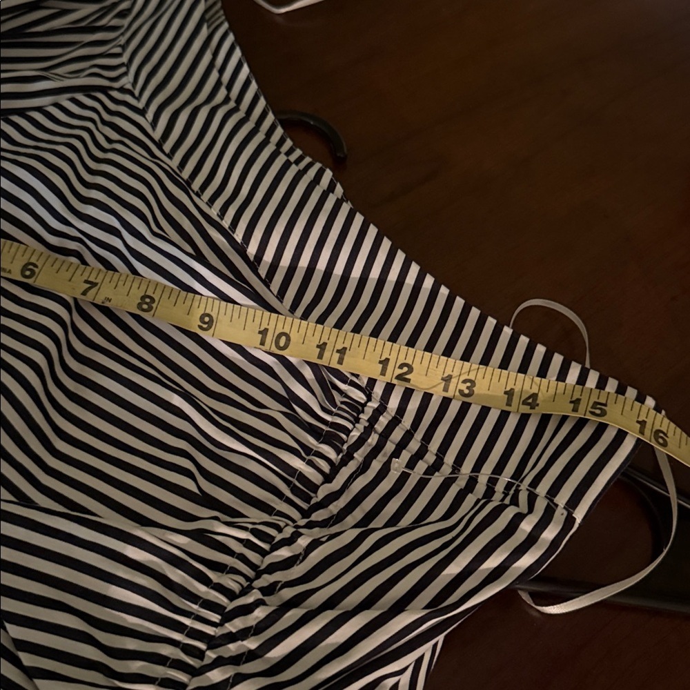 Striped One-Shoulder Dress - Picture 4 of 5